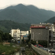 Wutong Mountain is the source of the Shenzhen River and forms some of the natural boundary between mainland China and Hong Kong. Pictured is the river stream that separates Maozai and Kengbei villages.